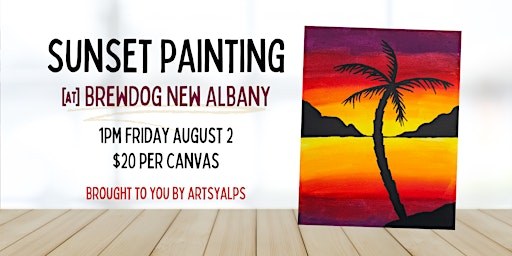 Imagem principal do evento Sunset Painting @ BrewDog New Albany