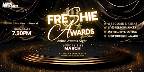 Freshie Awards 2024 - Anime Freshmen