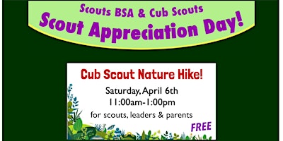 Primaire afbeelding van Cub Scout Nature Hike!