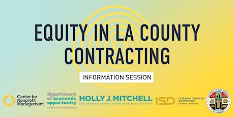 Equity in LA County Contracting Session - District 2 primary image