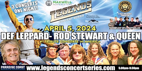 Def Leppard, Rod Stewart & Queen- Legends Concert Series April 5,2024