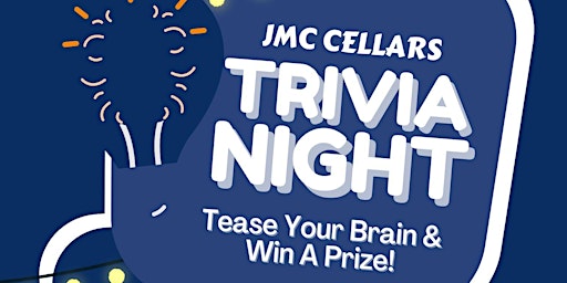 Primaire afbeelding van March Trivia Night at JMC Cellars