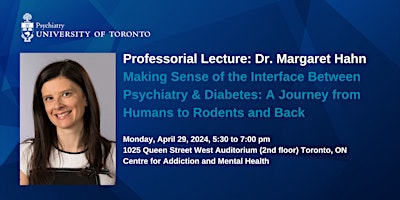 Professorial Lecture: Dr. Margaret Hahn primary image