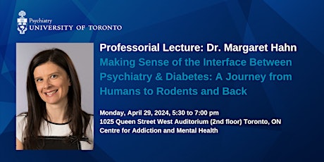 Professorial Lecture: Dr. Margaret Hahn