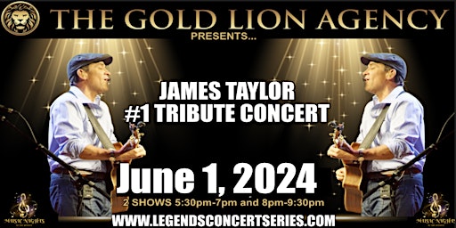 James Taylor Experience"Music Nights At The Hilton" Saturday June 1, 2024 primary image