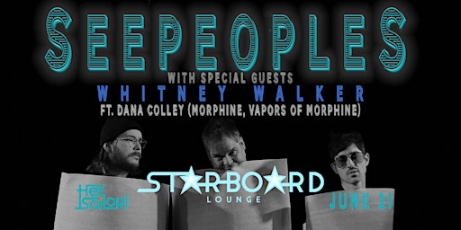 Image principale de SeepeopleS w/s/gs Whitney Walker featuring Dana Colley of Morphine, VOM