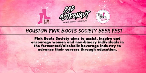 Image principale de First Annual Houston Pink Boots Society Beer Fest