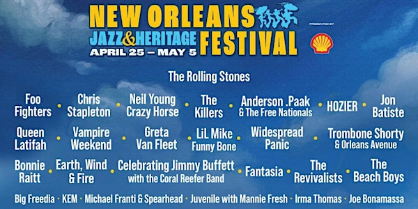 New Orleans Jazz & Heritage Fest 2024