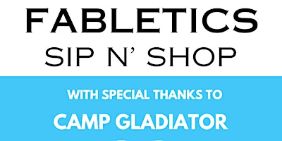 Immagine principale di Fabletics X Camp Gladiator Sip-N-Shop 