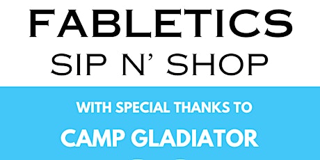 Fabletics X Camp Gladiator Sip-N-Shop