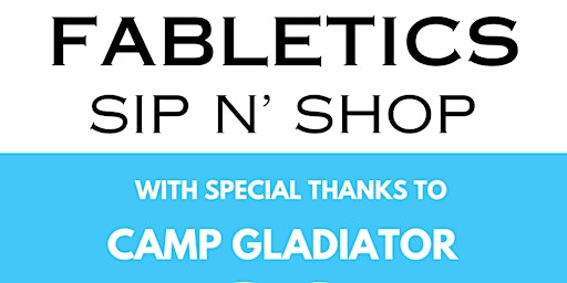 Imagen principal de Fabletics X Camp Gladiator Sip-N-Shop