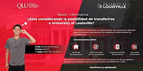 Primaire afbeelding van Sesión informativa - Transferencia a UofL