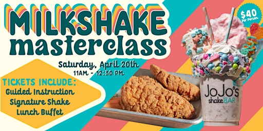 Imagem principal do evento Milkshake Masterclass at JoJo's ShakeBAR Chicago!