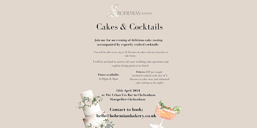 Cakes & Cocktails primary image