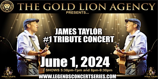 Primaire afbeelding van James Taylor Experience"Music Nights At The Hilton" Sunday June 1, 2024