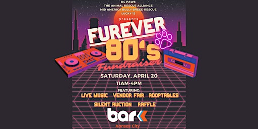 Immagine principale di FURever 80's Animal Rescue Fundraiser 