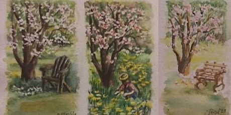Blossoming Tree Mini Painting | Cheryl Bielli, instructor