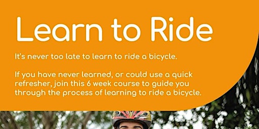 Imagem principal do evento Learn to Ride