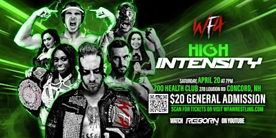 WFA WRESTLING: "HIGH INTENSITY" LIVE IN CONCORD, NH! primary image