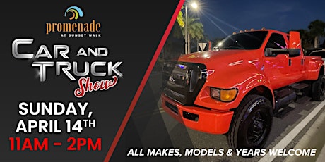 Promenade Second Sunday Car & Truck Show - FREE Admission & Top 3 Trophies