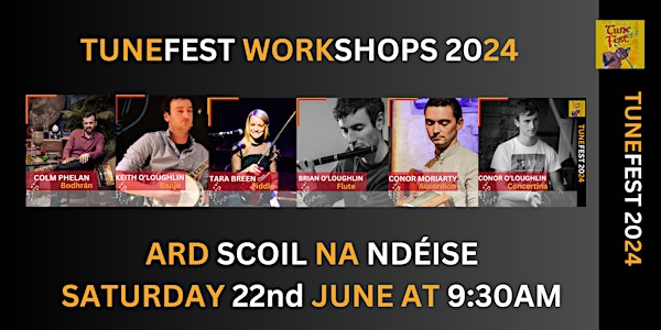 TuneFest 2024 Workshops: Registration Opens 9:30 AM, 22nd June!