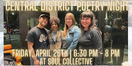 Image principale de Central District Poetry Night