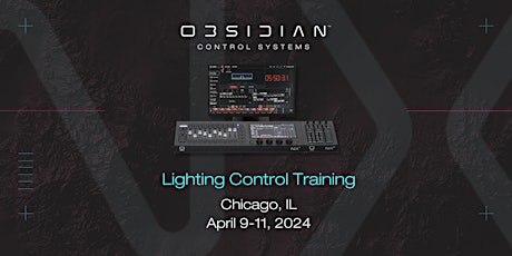 Obsidian Control In-Person Training; April 9-11  (Chicago, IL)