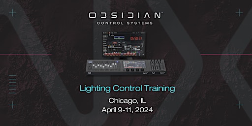 Imagen principal de Obsidian Control In-Person Training; April 9-11  (Chicago, IL)