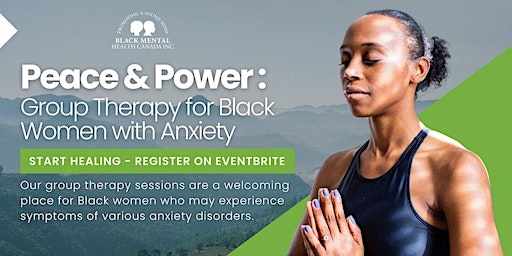 Peace & Power: Black Women Anxiety Group primary image