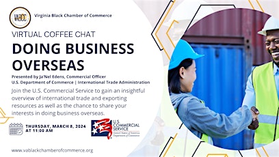 Virtual Coffee Chat: Doing Business Overseas primary image