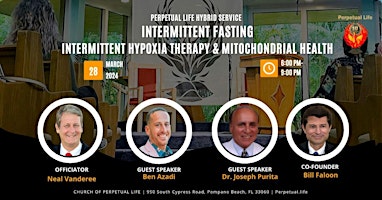 We are honored to host Ben Azadi, Dr. Joseph Purita and Bill Faloon primary image