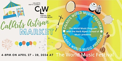 Immagine principale di CalArts Artisan Market at 2024 World Music Festival: Vendor Registration 