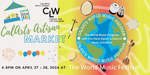 Immagine principale di CalArts Artisan Market at 2024 World Music Festival: Vendor Registration 