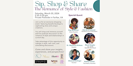 Sip, Shop & Share: The Romance of Style & Fashion