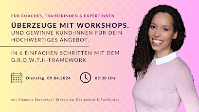 Überzeuge mit Workshops. Und gewinne Kunden für dein hochwertiges Angebot.