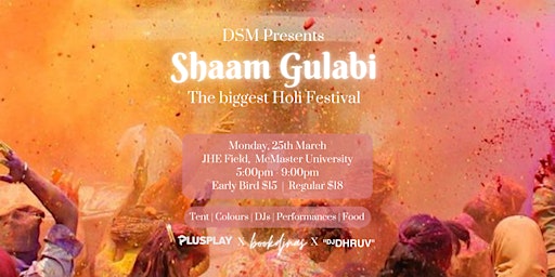 Shaam Gulabi: Holi Festival primary image