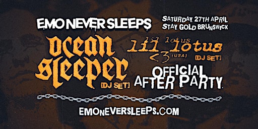 Primaire afbeelding van OCEAN SLEEPER + LIL LOTUS AFTERPARTY