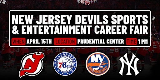 Imagem principal do evento New Jersey Devils Sports & Entertainment Career Fair