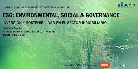 Imagem principal do evento ESG: Inversión y Sostenibilidad