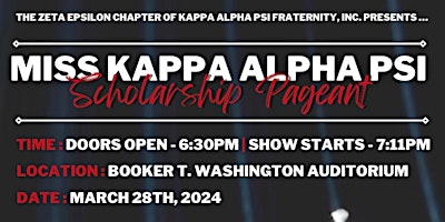 Image principale de The Miss Kappa Alpha Psi Scholarship Pageant