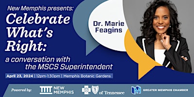 Hauptbild für Celebrate What's Right: A Conversation with Dr. Marie Feagins