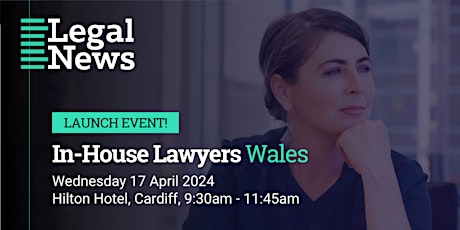 Imagem principal de In House Lawyers Wales - Launch Event