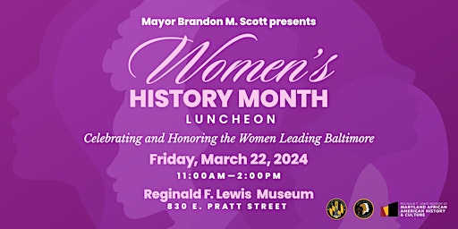 Women's History Month: Celebrating and Honoring the Women Leading Baltimore primary image