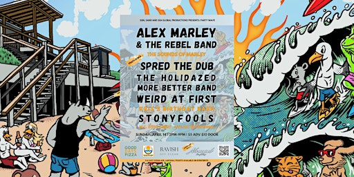 Hauptbild für Party Wave featuring Alex Marley and the Rebel Band, Spred the Dub & More