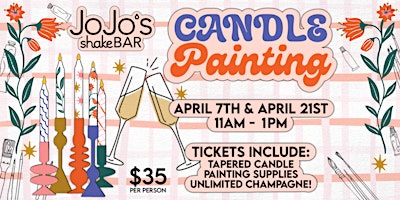 Hauptbild für Bottomless Champagne & Candle Painting at JoJo's Orlando!