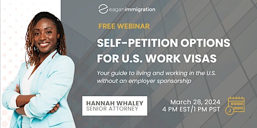Hauptbild für Free Webinar: Self-Petition Options for U.S. Work Visas