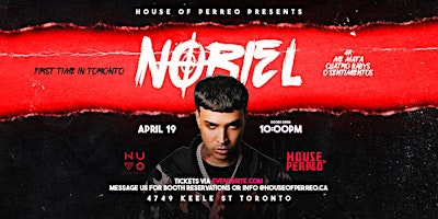 Image principale de NORIEL LIVE IN TORONTO