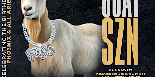 Hauptbild für Goat SZN | April 6th 2024 | Diamond Lounge