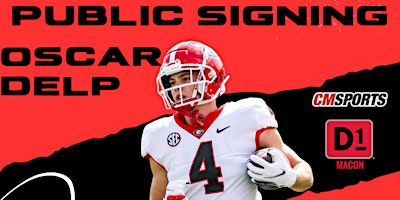 Primaire afbeelding van Public Signing with UGA's Oscar Delp