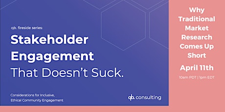 Stakeholder Engagement That Doesn’t Suck